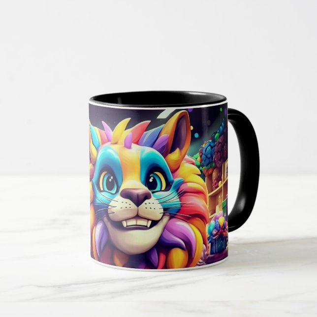 Artsy Cat Mugg (Framsida höger)