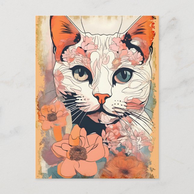 Artsy Cat Vykort (Framsida)