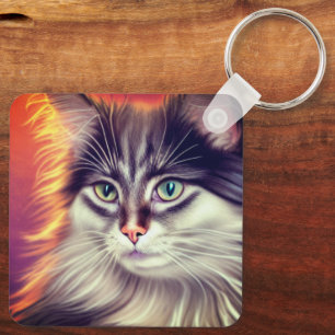 Artsy Cats Nyckelring