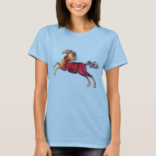 Artsy Colorful Horse T-Shirt