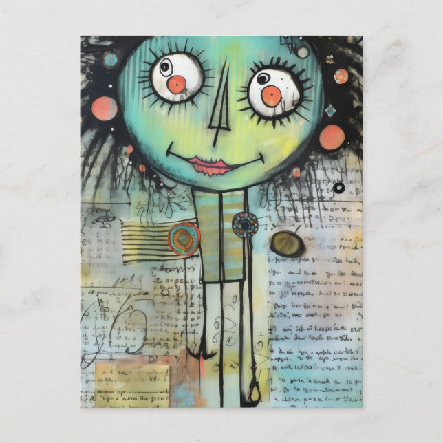 Artsy Dam 10 Vykort (Framsida)