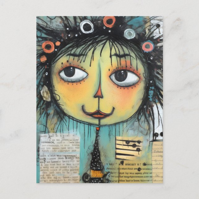 Artsy Dam 1 Vykort (Framsida)