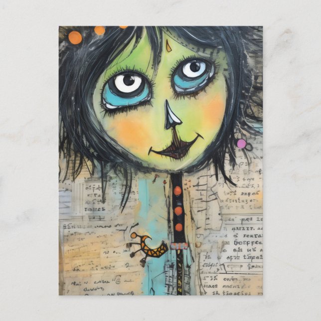 Artsy Dam 5 Vykort (Framsida)