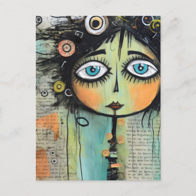 Artsy Dam 8 Vykort (Framsida)