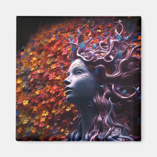 Artsy Dam Magnet