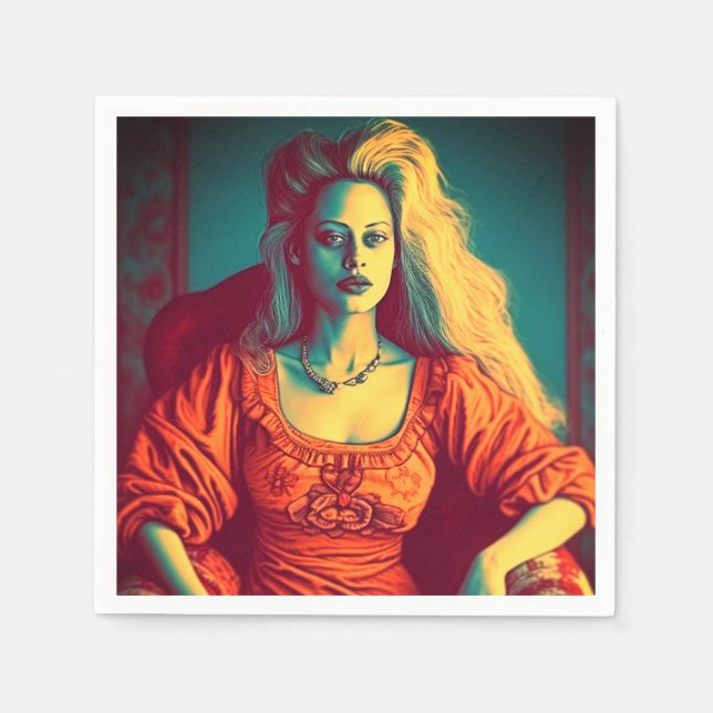 Artsy Dam Pappersservett (Framsidan)