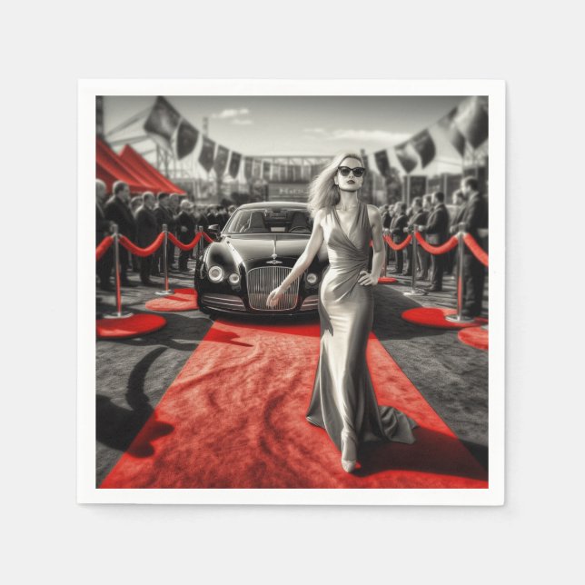 Artsy Dam Pappersservett (Framsidan)