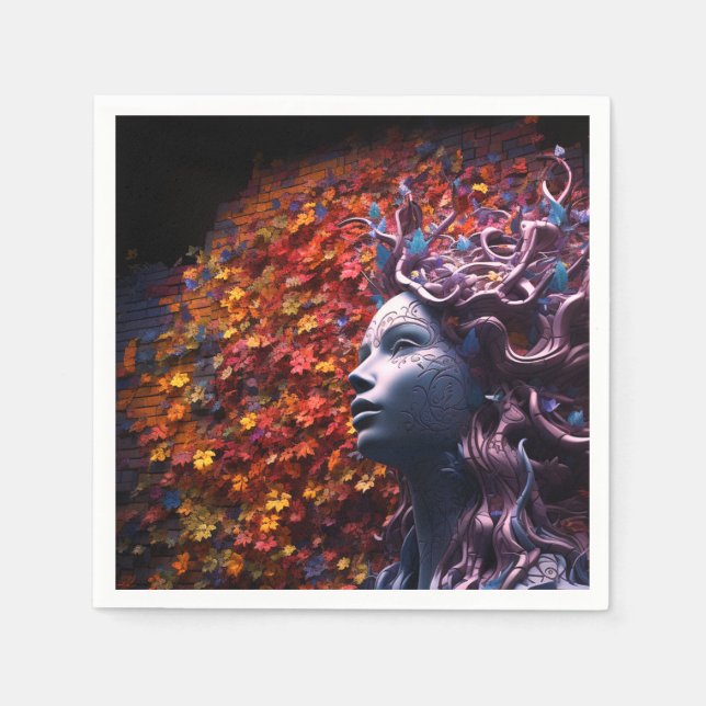 Artsy Dam Pappersservett (Framsidan)