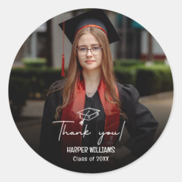 Artsy Doodles Studenten Tack Runt Klistermärke