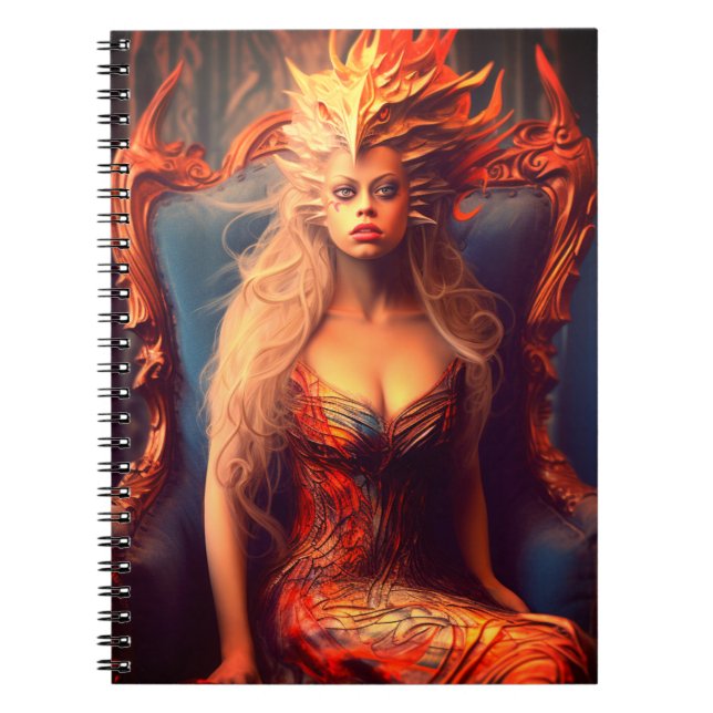 Artsy Dragon Dam Anteckningsbok (Framsidan)