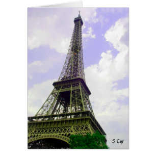Artsy Eiffel, S Cyr Hälsningskort