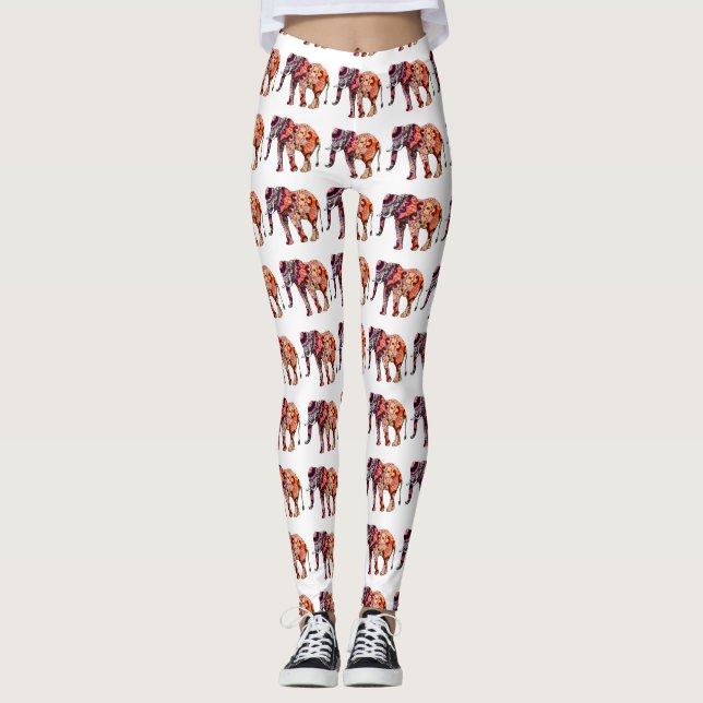 Artsy Elephant Leggings (Framsida)
