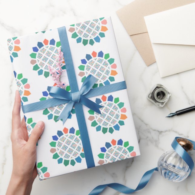 Artsy Färg Sunblommor Presentpapper (Gifting)