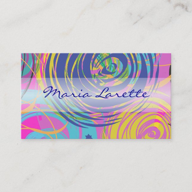 ARTSY FARTSY Artist Designer Card Visitkort (Framsida)