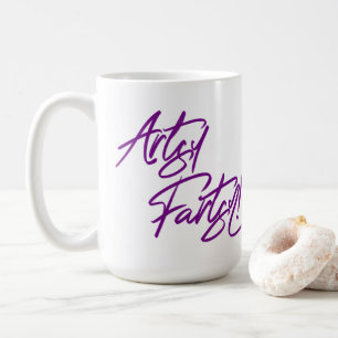 ARTSY FARTSY PAINTBRUSH av Jeff Willis Art Kaffemugg