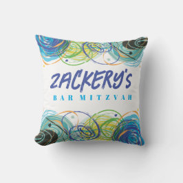 ARTSY FARTSY Pub Bat mitzvah Party Pillow Kudde
