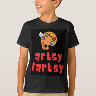 artsy-fartsy t shirt