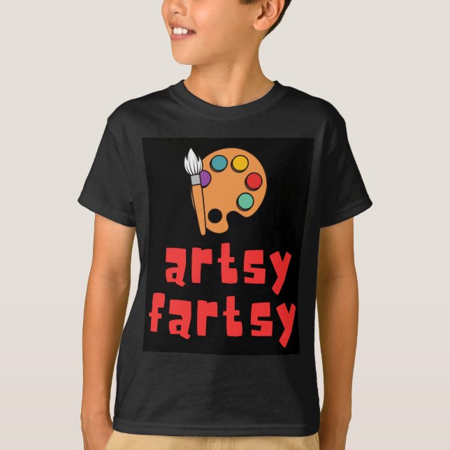 artsy-fartsy t shirt (Framsida)