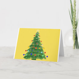 Artsy Feliz Navidad Helgkort