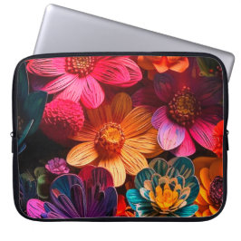 Artsy Flowers Laptop Fodral