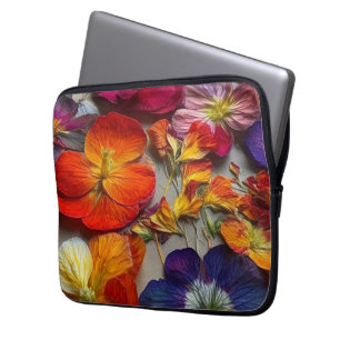 Artsy Flowers Laptop Fodral