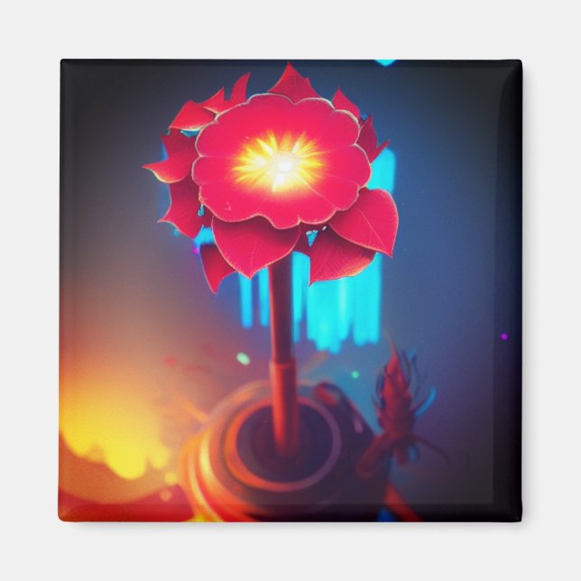 Artsy Flowers Magnet (Framsidan)