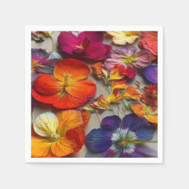 Artsy Flowers Pappersservett