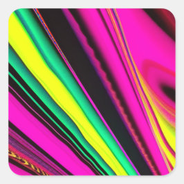 Artsy Fyrkantigt Klistermärke