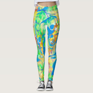 Artsy Galore CBDOilPrinsessa Leggings