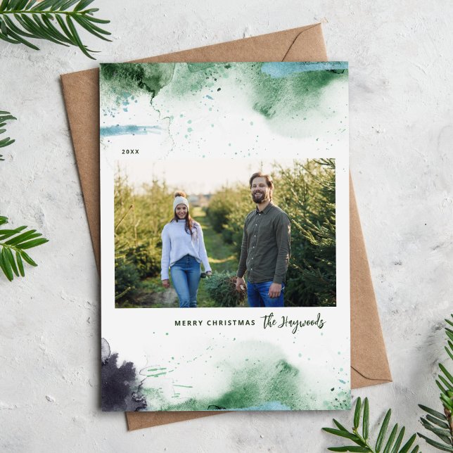 Artsy God jul 3 Photo Julkort (Skapare uppladdad)