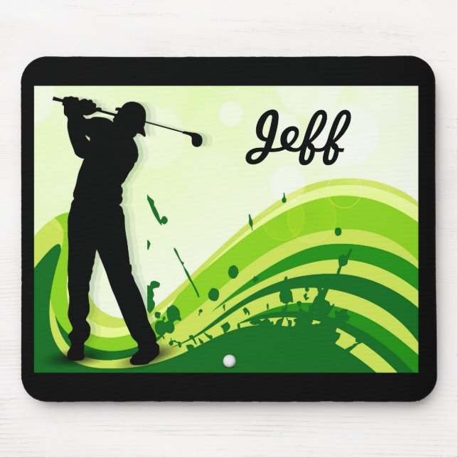 Artsy Golfspelare Musmatta (Framsidan)