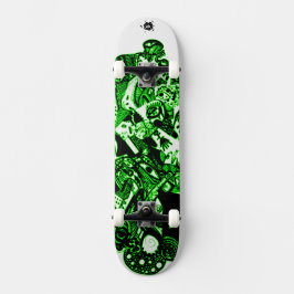 Artsy Grönt Mini Skateboard Bräda 18,5 Cm