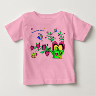 Artsy Growing Kärlek Småbarn T Shirt