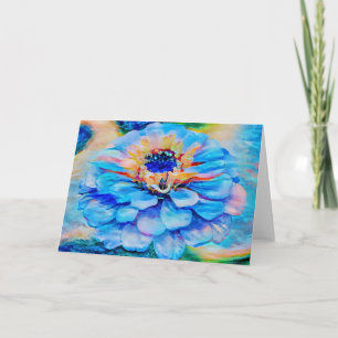 Artsy Himlar Dream Flower Art Note Card Kort