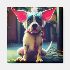 Artsy Hund Magnet