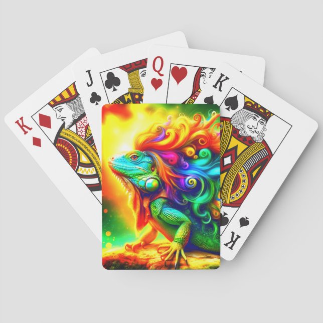 Artsy Iguana Casinokort (Baksidan)