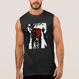 Artsy indisk högsta Sleeveless T-tröja Tröja