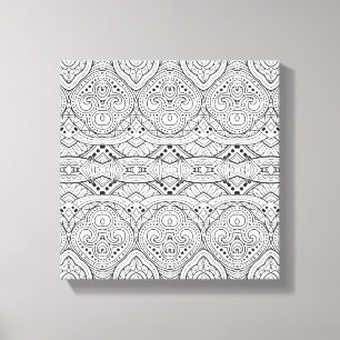 Artsy inspirerad design 6 canvastryck