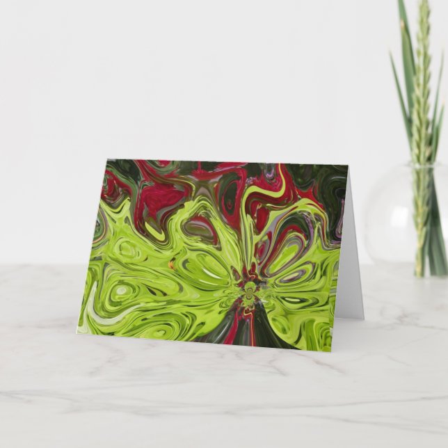 Artsy julkort helgkort (Framsida)