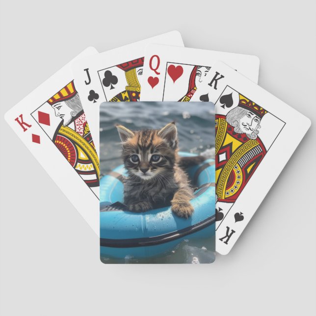Artsy Kitten Casinokort (Baksidan)