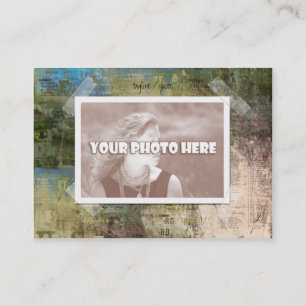 Artsy kort för fotoramaffärer