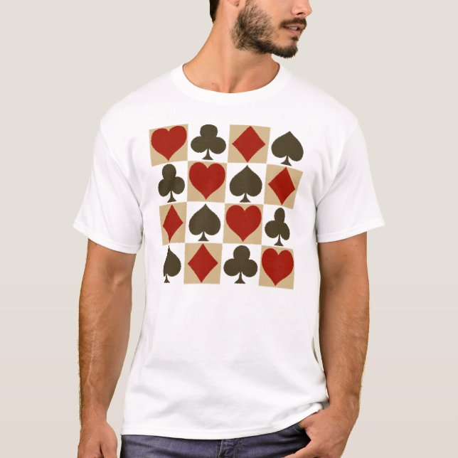 Artsy kortsymboler t-shirt (Framsida)