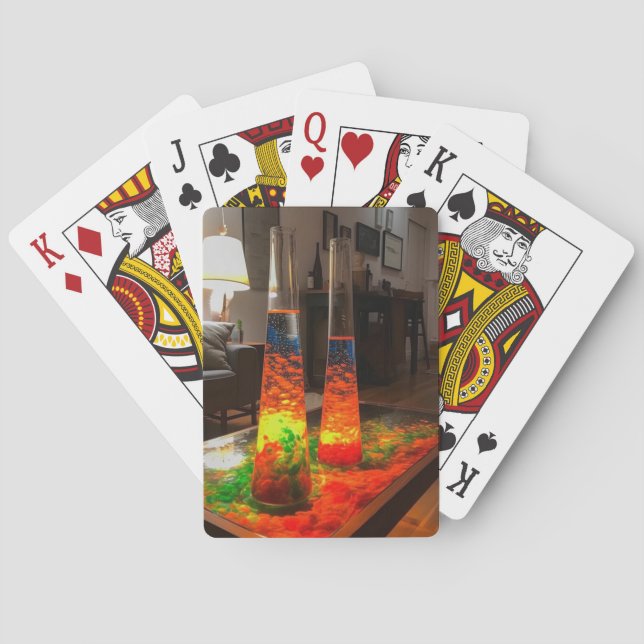 Artsy Lava Lamps Casinokort (Baksidan)