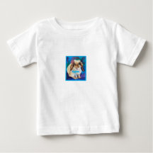 Artsy Little Bunny med Bow So Cute for