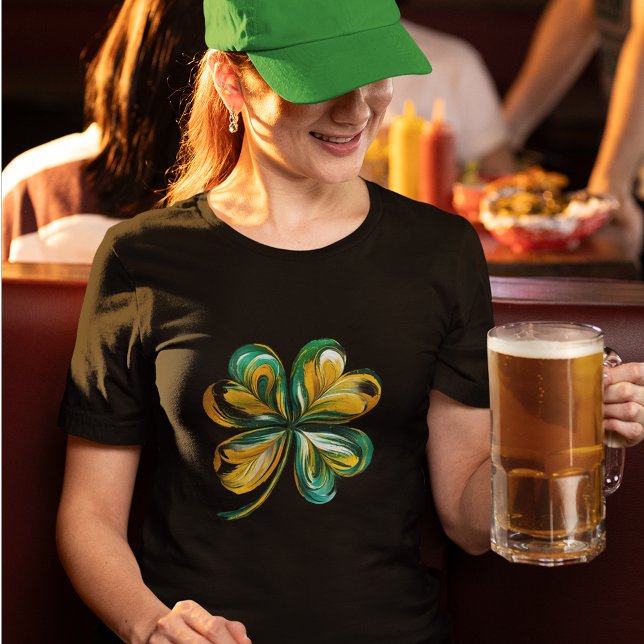 Artsy Lucky Shamrock T Shirt (This artsy tee is perfect for any day, but especially St. Patrick's Day.)