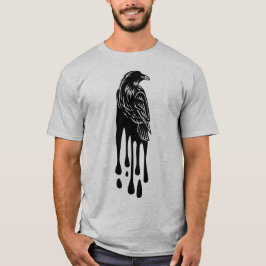 Artsy Magic Bloody Raven Kråka 1 T Shirt