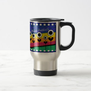 Artsy medicinsk assistenttravel mug resemugg