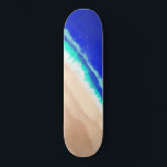 Artsy Modern Blue Teal Sandy Beach Watercolor Mini Skateboard Bräda 18,5 Cm<br><div class="desc">Den här scenen och den moderna vattenfärgsdesignen är perfekt för sommarsäsongen. Den skildrar en handmålad tealstrande grönt, koboltblått och sann brunfärgad tropisk strand. Det är coola, unikt, konstnärligt och trendig. ***VIKTIG DESIGN-ANMÄRKNING: Om du vill ha en anpassad design-begäran, t.ex. matchande produktbegäranden, färg-ändringar, placeringsändringar eller någon annan ändringsbegäran, klickar du på...</div>