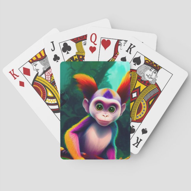 Artsy Monkey Casinokort (Baksidan)