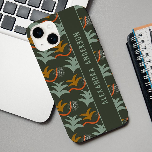 Artsy Mörk grönt Personlig Abstrakt Art Mönster (Skapare uppladdad)